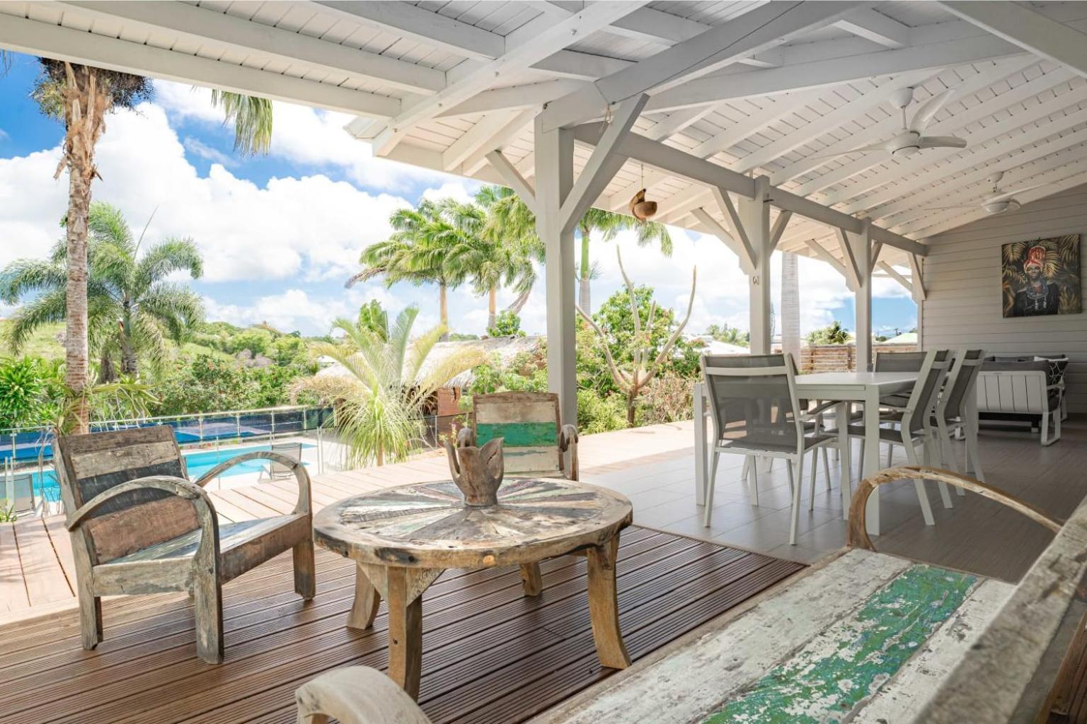 Villa Tikitanga Avec Piscine 10X5M A 650M De La Mer แซงต์-ฟรองซัวส์ ภายนอก รูปภาพ